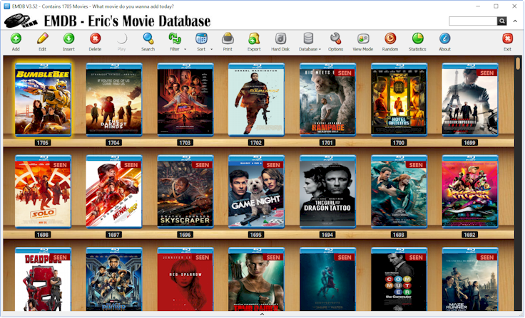 movie database program